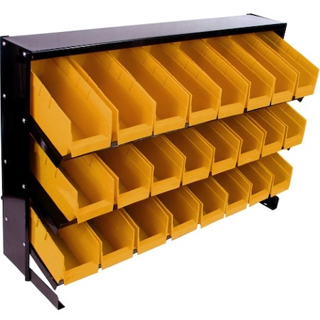 Fleming Supply 24 Bin Parts Storage Rack Trays 136229XRI